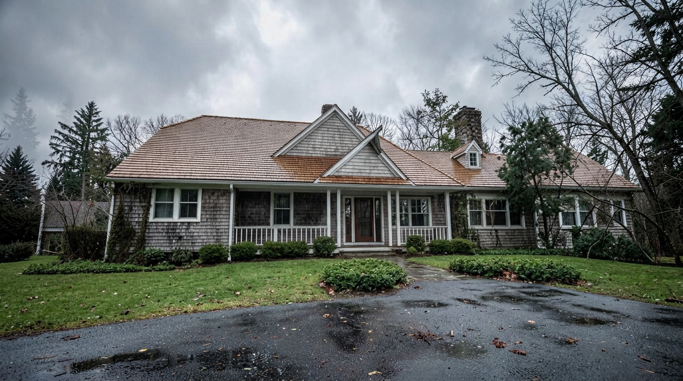The same property after hazardous tree removal and debris cleanup